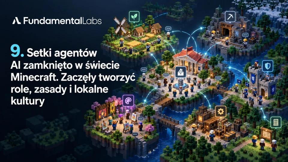 9. Setki agentów AI zamknięto w świecie Minecraft