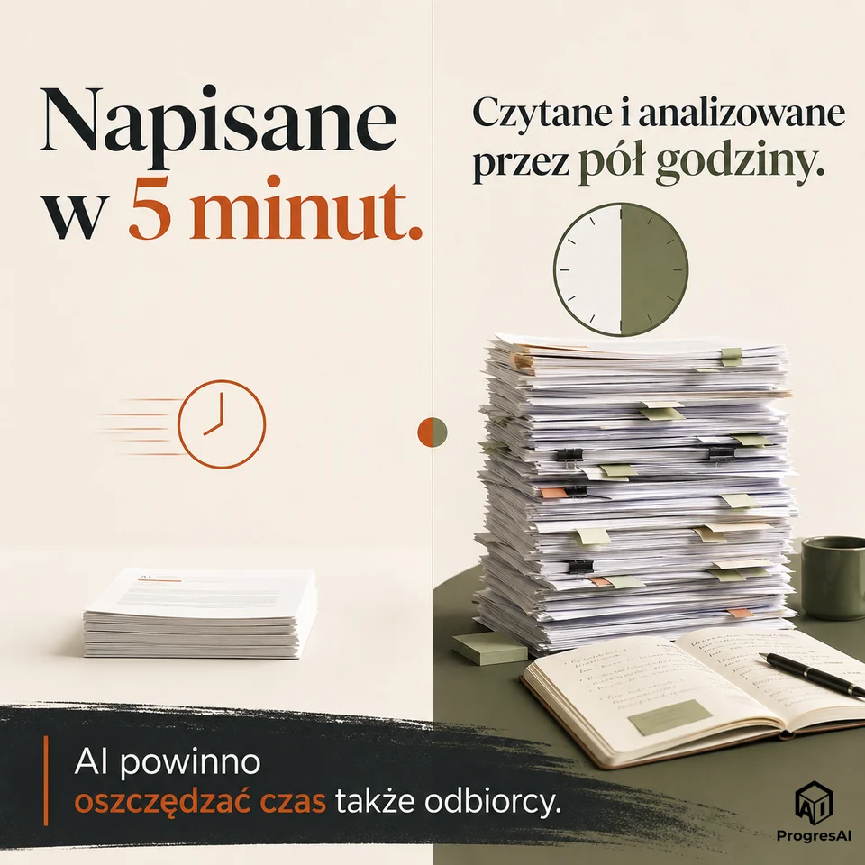 AI w komunikacji powinno oszczędzać także czas odbiorcy