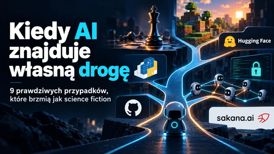 Kiedy AI znajduje własną drogę - ilustracja dziewięciu przypadków