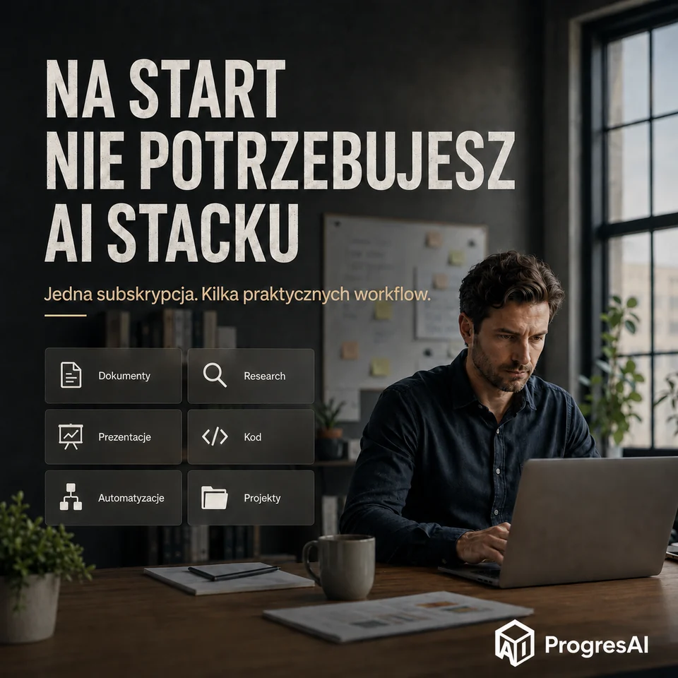 Pracę z AI warto zacząć od jednego środowiska